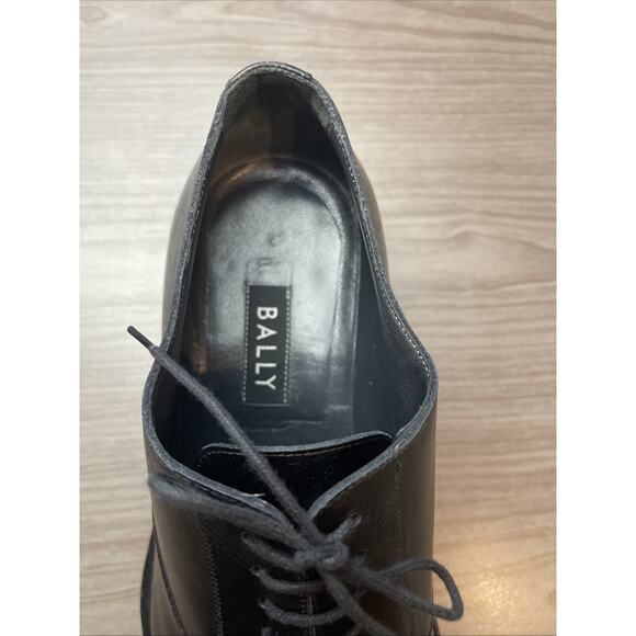 Bally Travesio Cap Toe Black Mens Oxford Shoes 10 U. S. 9EU Made in Italy main image 5